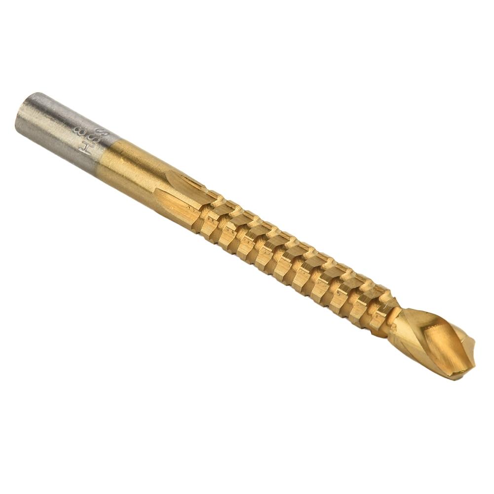 Покрытый высокоскоростной новый набор из 6 сверл и пил HSS сталь 6 шт. набор для самостоятельного изготовления титан 3-8 мм