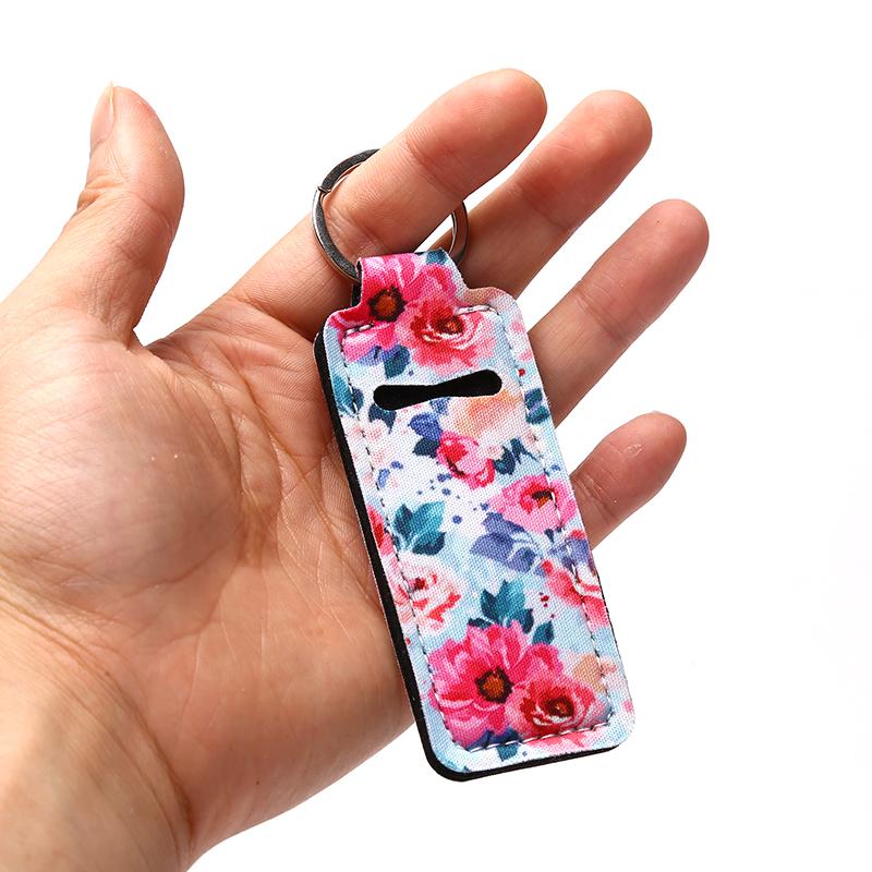 1 шт., креативный брелок, портативный чехол для помады, чехол для бальзама, брелок для ключей, подарки