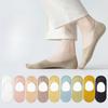 Women's Summer Thin Mesh Does Not Fall Off with Silicone Non Slip Shallow Mouth Invisible Socks