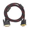 Кабель DVI (папа) - VGA (папа), 1,5 м, DVI-I 24+5, двунаправленный, видеолиния DVI-I на VGA для HDTV, DVD, ноутбука, монитора
