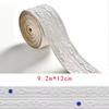 9M 3D Foam Wall Edge Strip Stickers Self-adhesive Corner Waist Line Background Wall Sticker Waterproof Decor Trim Line Skirting