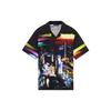 Li Ning Skateboard Series All Over Print Loose Short Sleeve T-Shirt Men Tops Black ASHS127