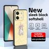 Пасхальный чехол для телефона Redmi Note 14 13 12 11 Pro Plus S 5G 14C A3, мягкий черный чехол для телефона