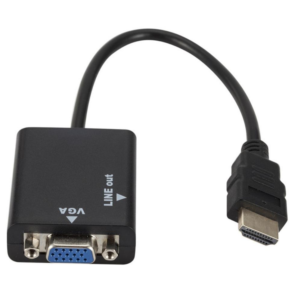 Переходной кабель HDMI-VGA Конвертер HDMI-VGA Plug and Play Blu-ray DVD