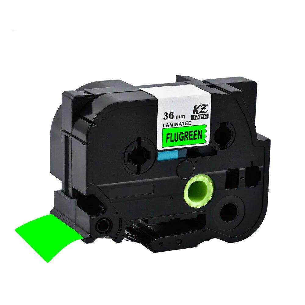 Yance TZe-261 36mm Laminated Tape TZ161 Tze 261 461 TZE-661 Ribbon Compatible Brother for Label Maker Printer PTP710 Labeler