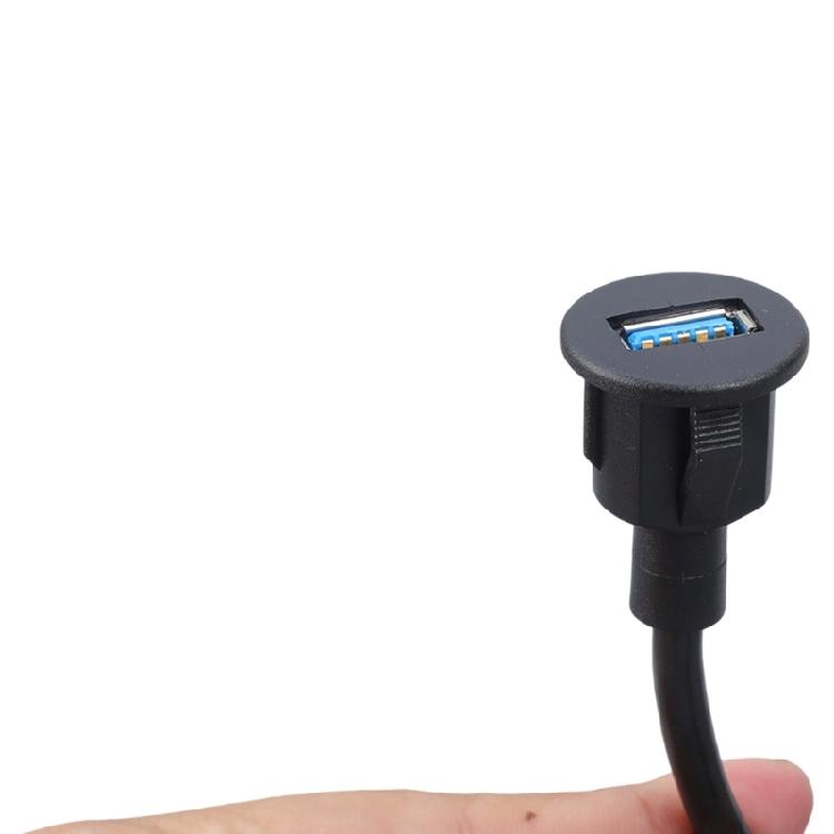 USB 3.0 кабель данных, male/female, 104 см, с пластиковой текстурой, для установки на панель приборной панели автомобиля, с поддержкой высокой скорости