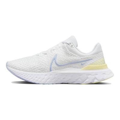 React Infinity Run Flyknit 3 White Light Marine Женские кроссовки Citron-Tint DD3024-100