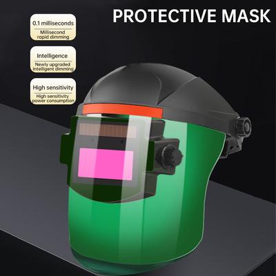 Сварочная маска True Color с автоматическим затемнением и большим обзором для дуговой сварки, шлифовки, резки. Сварочный шлем.