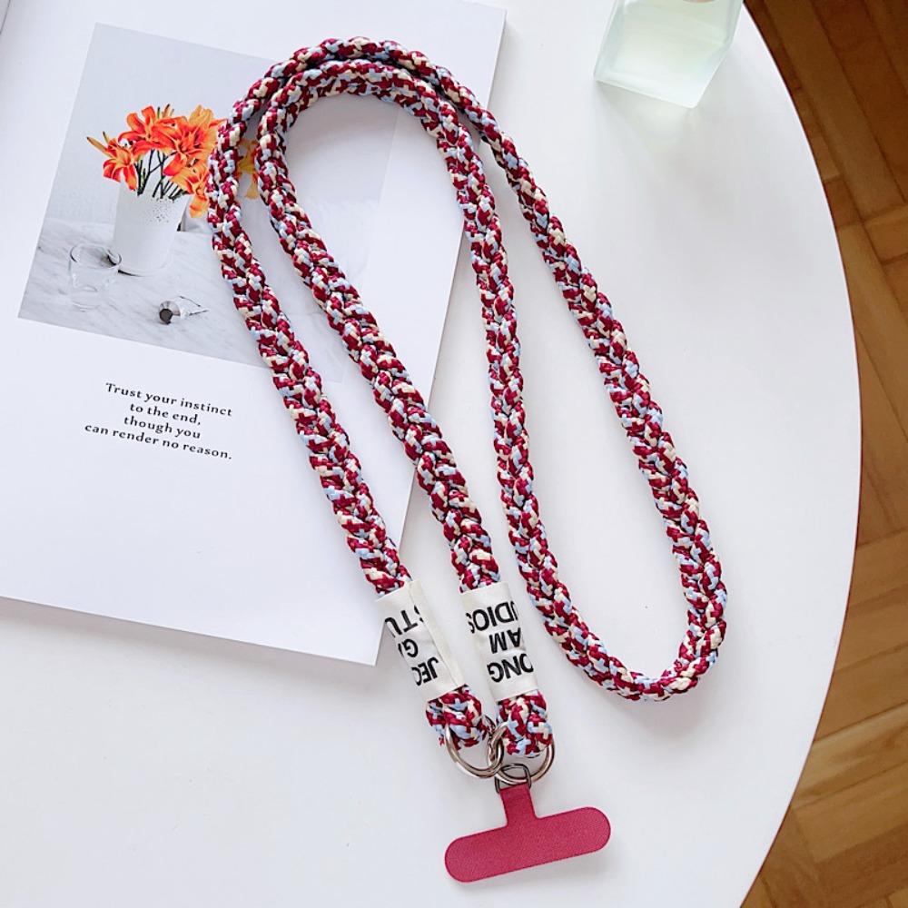 Long Phone Anti-lost Rope Braided Rope Phone Case Chain Straps New Phone Lanyard Phone Accessories