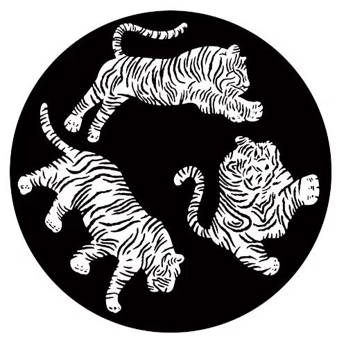 Round Carpet Leopard Tiger Pattern Bedroom Living Room Non Slip Mat Home Wear Resistant and Stainproof Rug Home Decoration