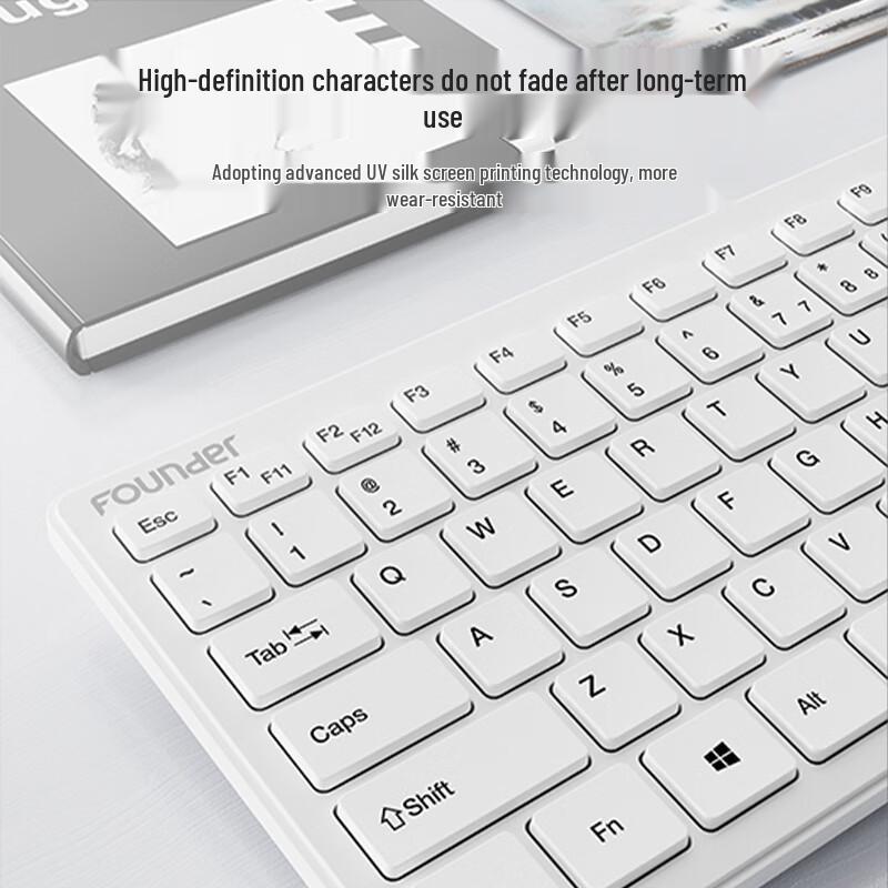 Founder W6226 Wireless Keyboard and Mouse Combo