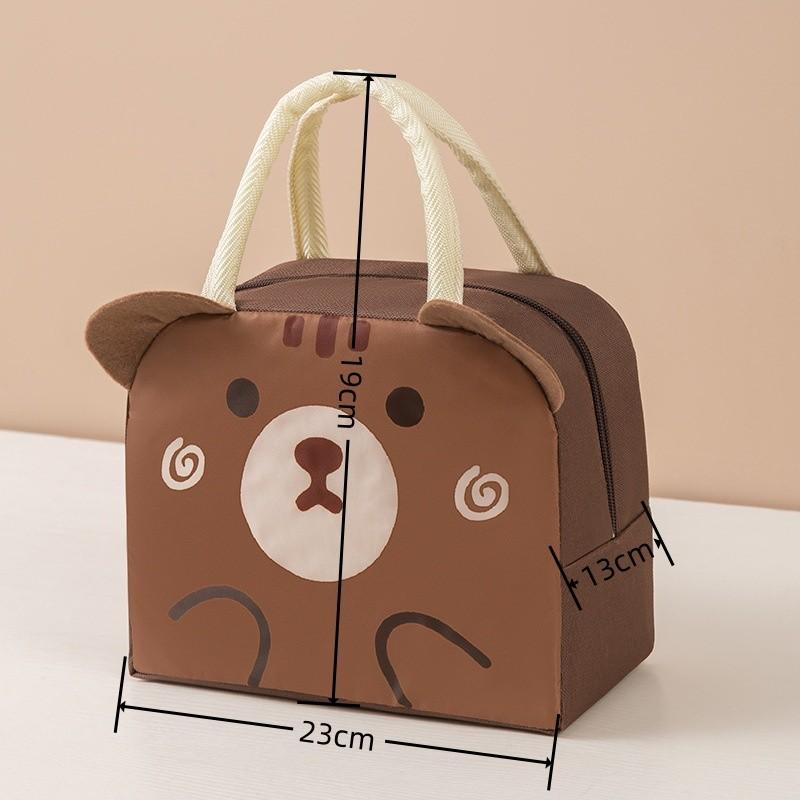 Cute Pet Cartoon Lunch Box Bag Children's Lunch Box Bag Lunch Box Bag Cute Lunch Box Bag Insulated Bag with Rice Bag