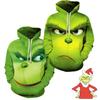 Толстовка с капюшоном Rascal Green Monster The Grinch для мужчин, изготовленная из мягкого и дышащего материала для комфортной носки
