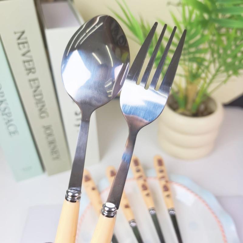 Портативный мультяшный капибара из нержавеющей стали столовые приборы двухпредметный набор вилка ложка студенческие наборы посуды кухонная посуда