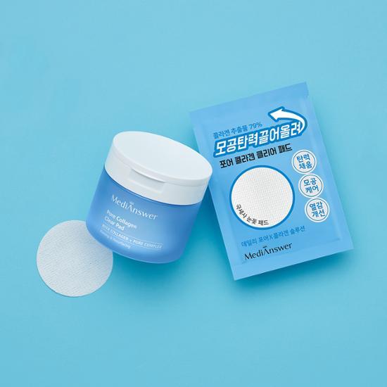 MediAnswer Pore Collagen Clear Pad Special, 80 листов (+10 листов)