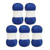 5Pcs Spaghetti Yarn 0.8in Wide Soft Skin Friendly Cotton Bright Color Carpet Yarn for Crocheting