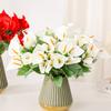 4 Bunches Faux Calla Lily Flowers Artificial Flowers Real Touch Calla Lily Flowers Bouquet for Home Garden Party Wedding Centerpiece Flower Decor