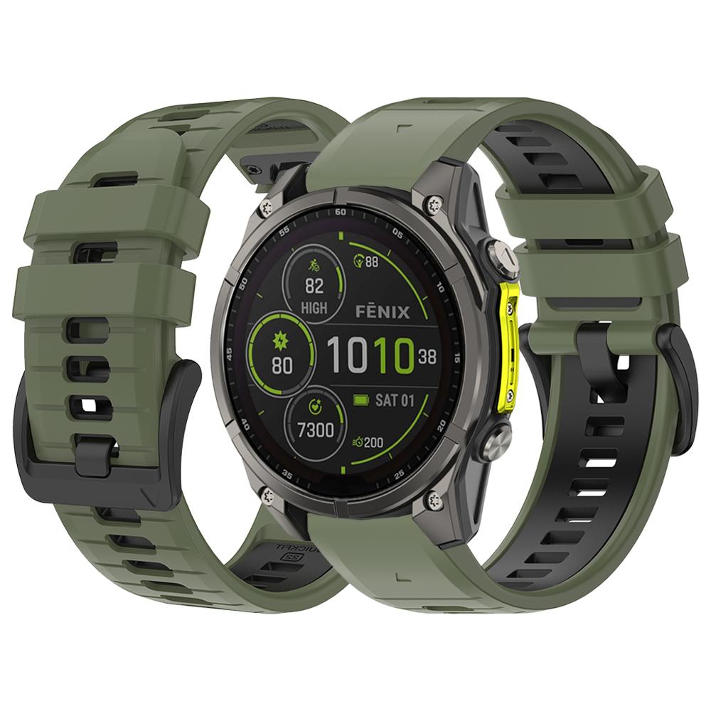 Сменный ремешок Для Garmin Fenix 8 Pro 51мм 47мм E 7 7X/Epix Gen 2/D2 Mach 2 1 Fenix8 AMOLED 22мм 26мм Спортивный силиконовый ремешок