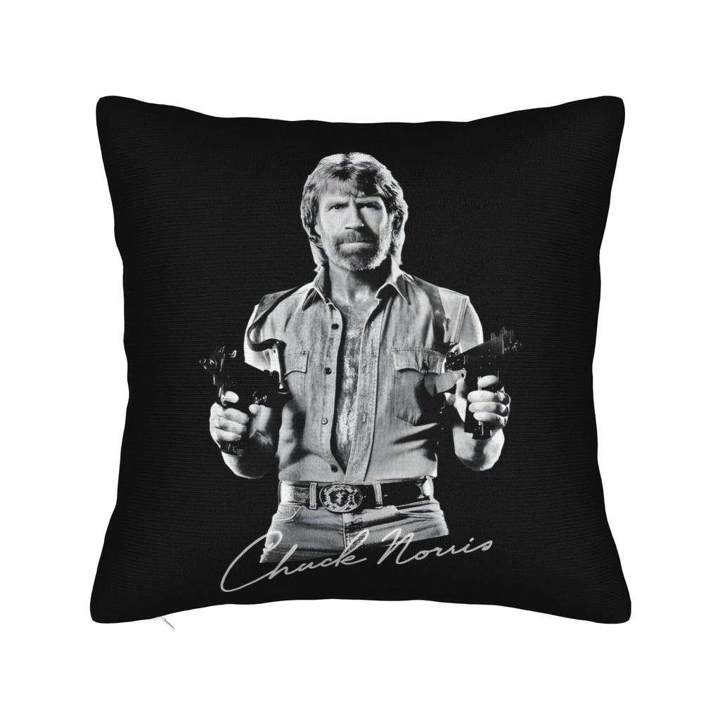 Remember Chuck Norris Throw Pillow Cover Polyester Decorative Pillow Creative Pillowcase