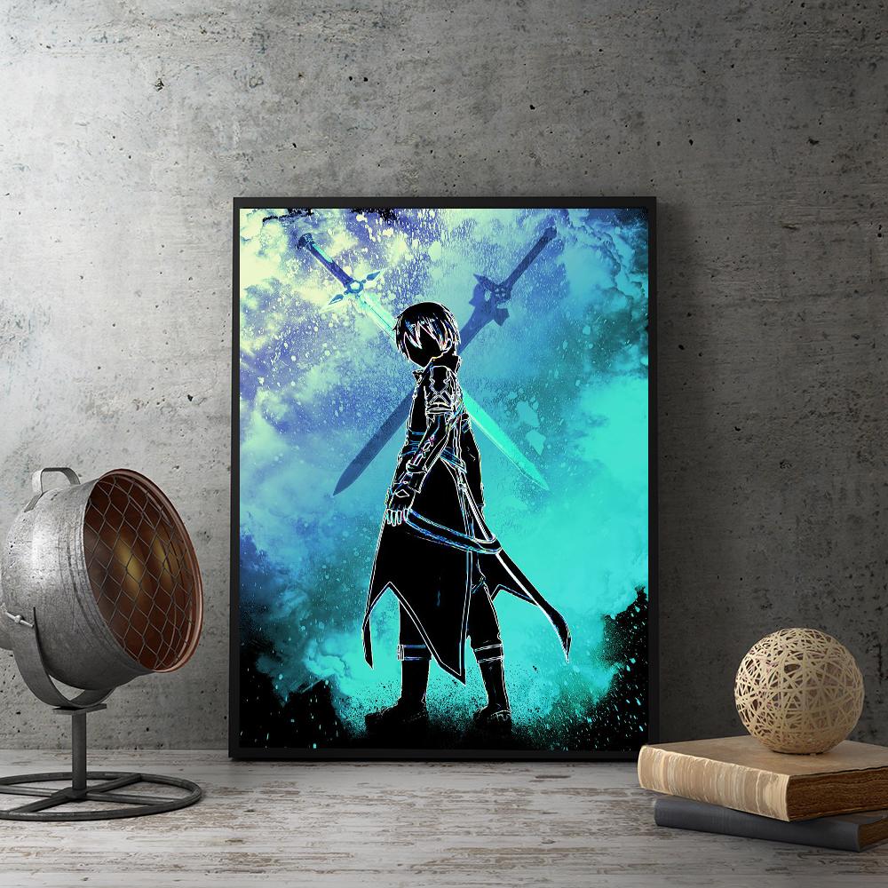 Watercolor Canvas Painting Posters and Prints Wall Art Pictures for Living Room Decoration No Frame