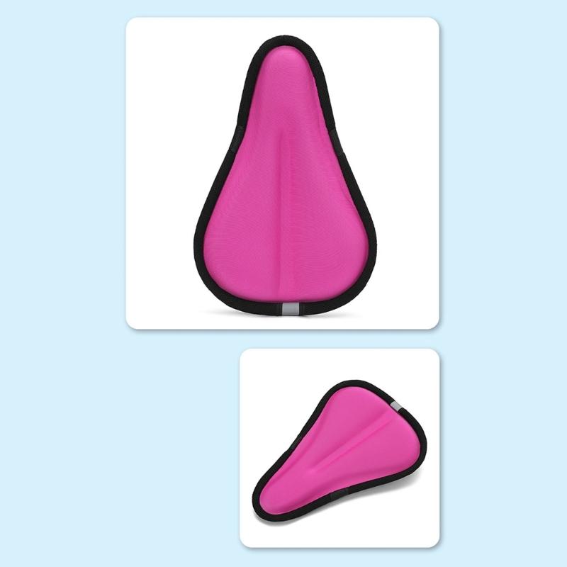 Non Slip Reflective Bicycles Saddles Pad with Soft Padding for Childrens Mountain Road Bikes