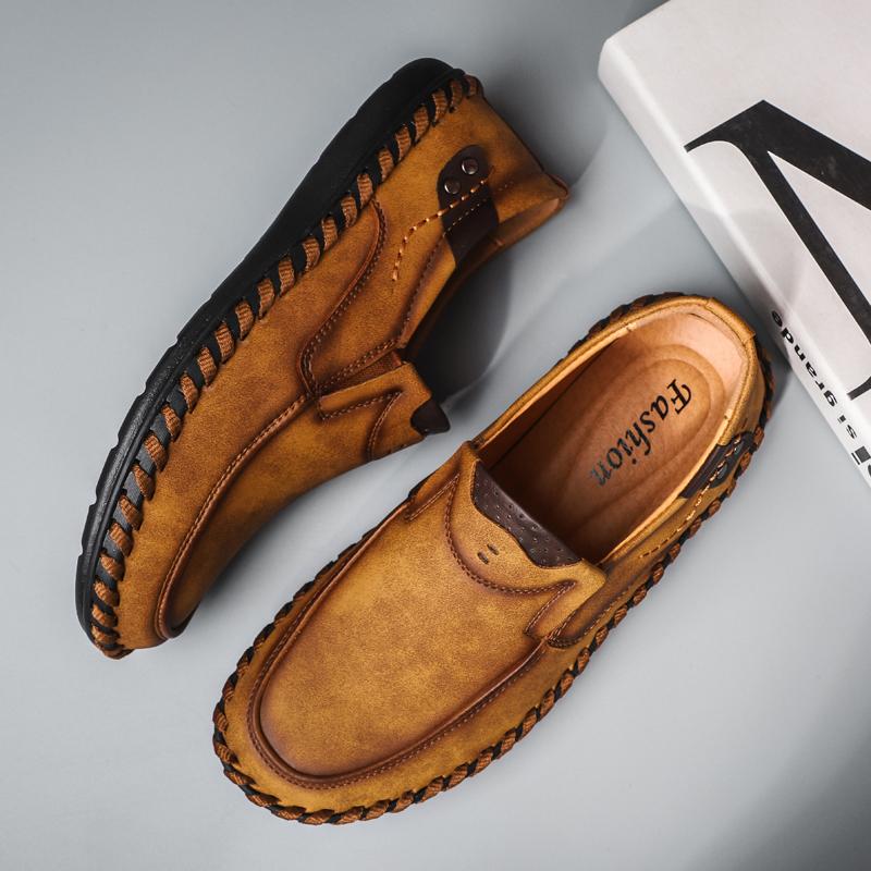 Размер 38–48. Мужские мокасины. Мужская обувь. Мужская повседневная обувь. Кожаная обувь ручной работы. Мужские лоферы.