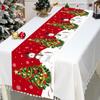 Рождественская дорожка для стола Веселые рождественские украшения для дома 2024 года дорожка для стола Рождественские украшения Navidad Natal Подарок на Новый год 2025