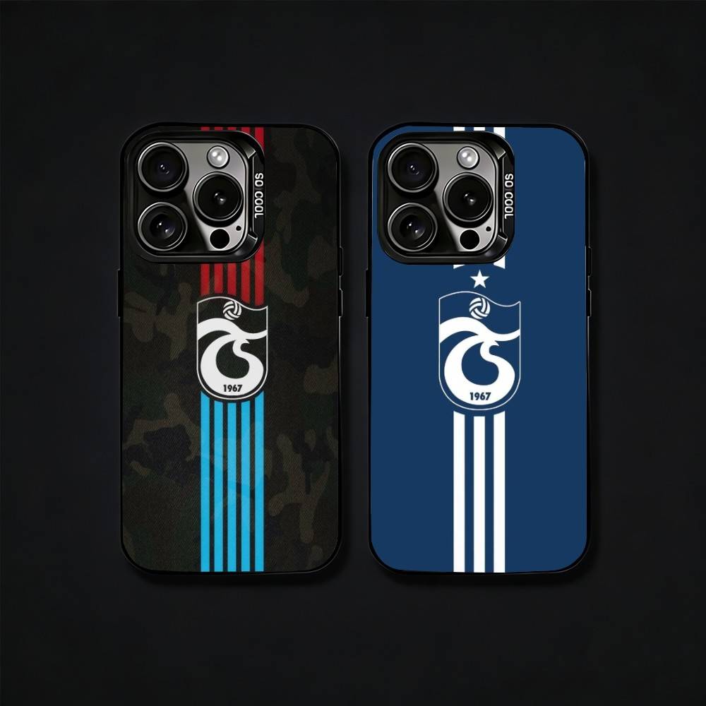 Turkey T-Trabzonspor Phone Case For iPhone17, 16,15,14,13,12 Pro Max Black Candy Matte Shockproof Cover
