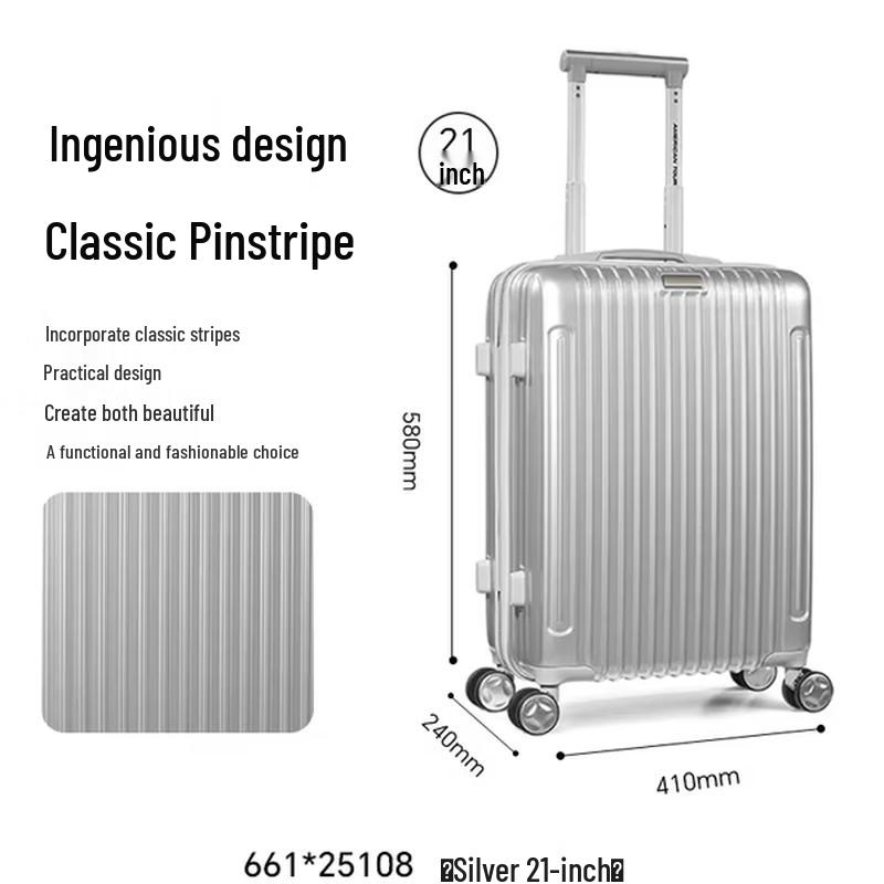 Легкий чемодан American Tourister с жестким корпусом