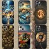 Чехол для телефона с биткойнами, чехол для телефона Apple iPhone 15,14,13,12,11,XS,XR,X,8,7,Pro,Max,Plus,mini, силиконовый черный чехол