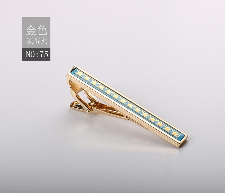 Зажим для галстука Матовый Зажим для воротника Мужской Формальный Деловой Золотой Серебристый Металлический зажим высокого класса