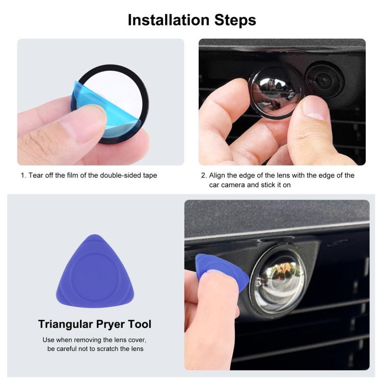 Lens Guard PC Protective Cover Kits for Tesla Cybertruck / Model Y Juniper / Model S