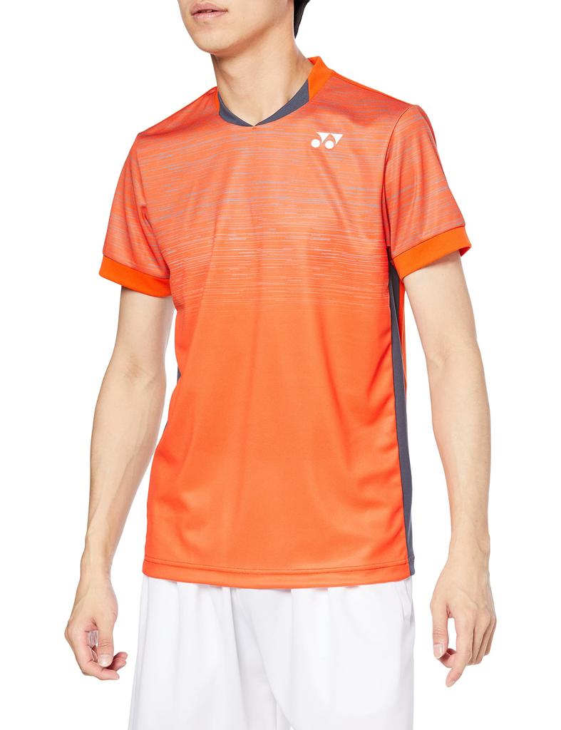 YONEX Tennis Game Shirt Orange Size S (Fit Style), (005),