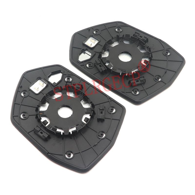 Verre de rétroviseur latéral chauffant de remplacement pour voiture avec plaque pour Kia EV9 2024 2025 2026