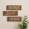 The Feeling of Returning Home Letters Sign Rustic Style English Letter Hanging Board  Wedding