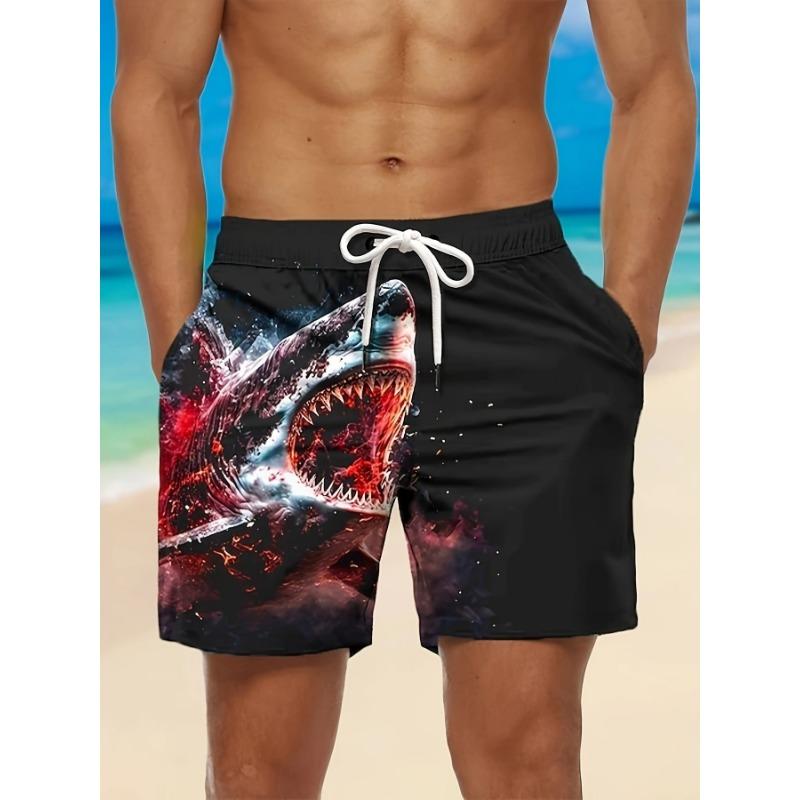 Мужские быстросохнущие и дышащие пляжные шорты идеально подходят для бассейна, спортзала и активного отдыха на природе.