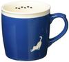 Kaju Al Life (Kakuni) Mino Ware Mug Silhouette Cat Navy K14200