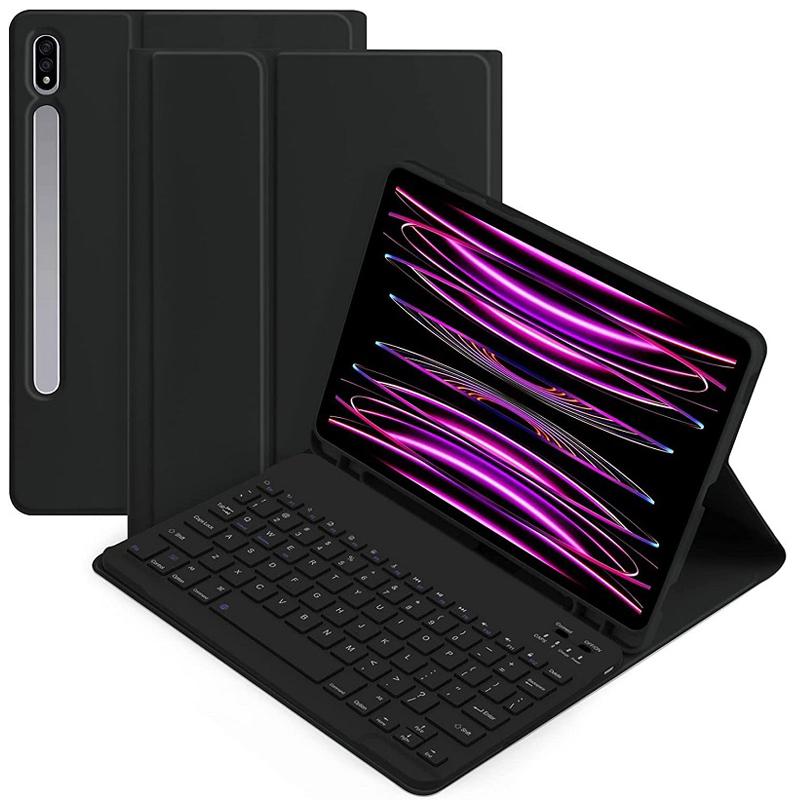 Чехол-клавиатура Magic Keyboard для планшета Samsung Galaxy Tab S10 Plus 12.4 Ultra 14.6 кожаный Galaxy Tab S10 S9 FE 12.4 SM-X820/X826B/X828U Bluetooth-клавиатура