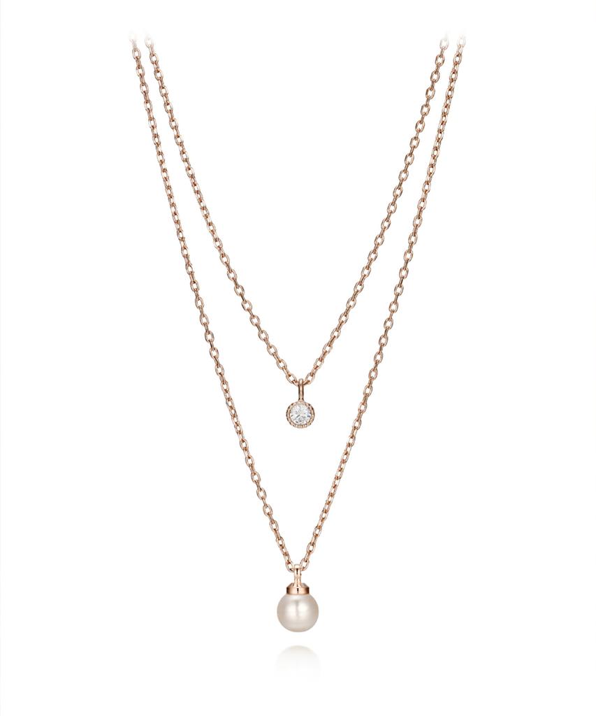 Ellejewelry Жемчужное многослойное ожерелье Elbrnn009