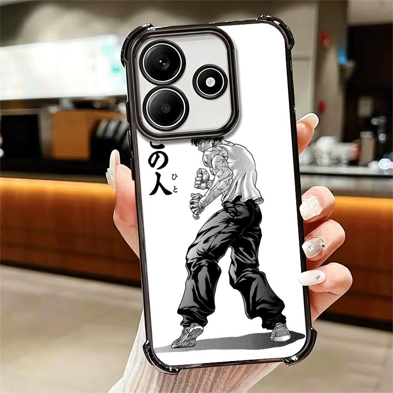Бейби Грапплер Аниме Покрытие Чехол для Телефона Для Xiaomi Redmi Note 14 15 Pro Plus 13 12 11 11S 11T 10 9S 9 5G Противоударный Airbag Co