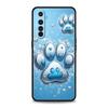 Чехол с эстетикой отпечатка лапы для Realme C67 C63 C55 C53 C35 C25 C21 GT 2 3 5 6 10 11 12 13 Pro Plus 5G Мягкий ТПУ Чехол для телефона Сумки