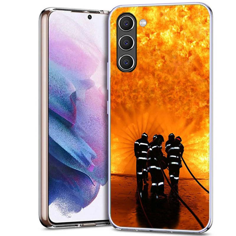 Чехол для телефона Пожарный Герой Пожарный для Samsung A16 A26 A36 A56 A17 A37 A57 A07 A06 A02S A12 A22 A32 A52S A72 Galaxy A70 A50S