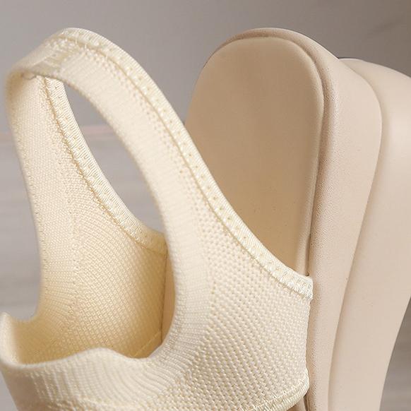 Новая женская обувь 2024, летние сандалии с запахом на щиколотке, лаконичные однотонные сандалии на мелкой танкетке, модная уличная женская обувь, сандалии