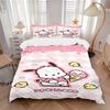3 шт. Набор постельного белья Sanrio «Сладкое приключение Почакко» Включает 1 пододеяльник и 2 наволочки, Удобное постельное белье со стильным дизайном для спальни S076
