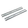 14in Side Mount Drawer Slides Quiet Smooth Double Spring Buffer Cold Rolled Steel Side Hanging