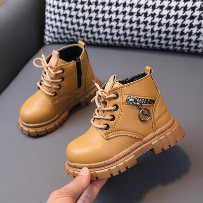 Новая осенняя детская обувь. Сапоги для мальчиков. Кожаные ботинки для девочек. Детские малыши.