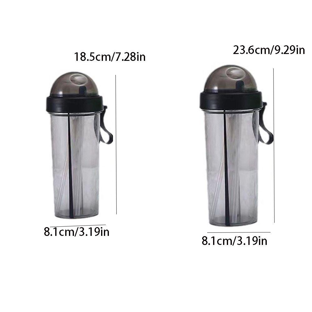 Portable Straw Cup Large Capacity Water Bottle Drinkware Double Drinking Cup Outdoor