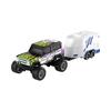 RC Truck, 1:64 Scale Truck With Lights, Remote Control Truck, 2.4GHz Rc Truck, Rechargeable Remote Control Semi Truck With Trailer