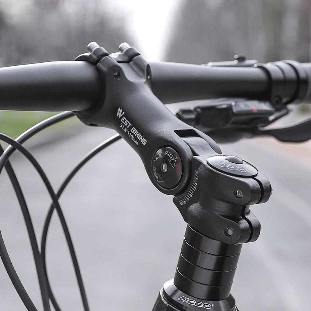 Регулируемый вынос руля велосипеда, регулируемый угол 60 градусов, алюминиевый сплав, велосипедный руль, подъемник для дороги