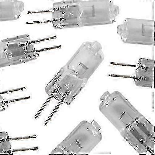 10x 50W Dimmable 2700K Warm White 12V Halogen Bulbs G6.35 2 Pin for Chandelier Desk Lamp and Lighting Fixtures